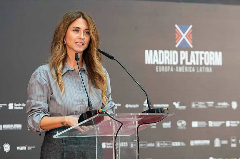 Esther Ruíz en el acto de presentación del congreso