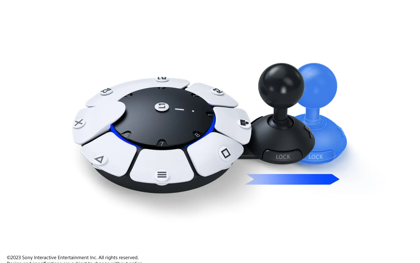 Mando Access 4, Imagen promocional de Mando Access con desplazamiento del joystick