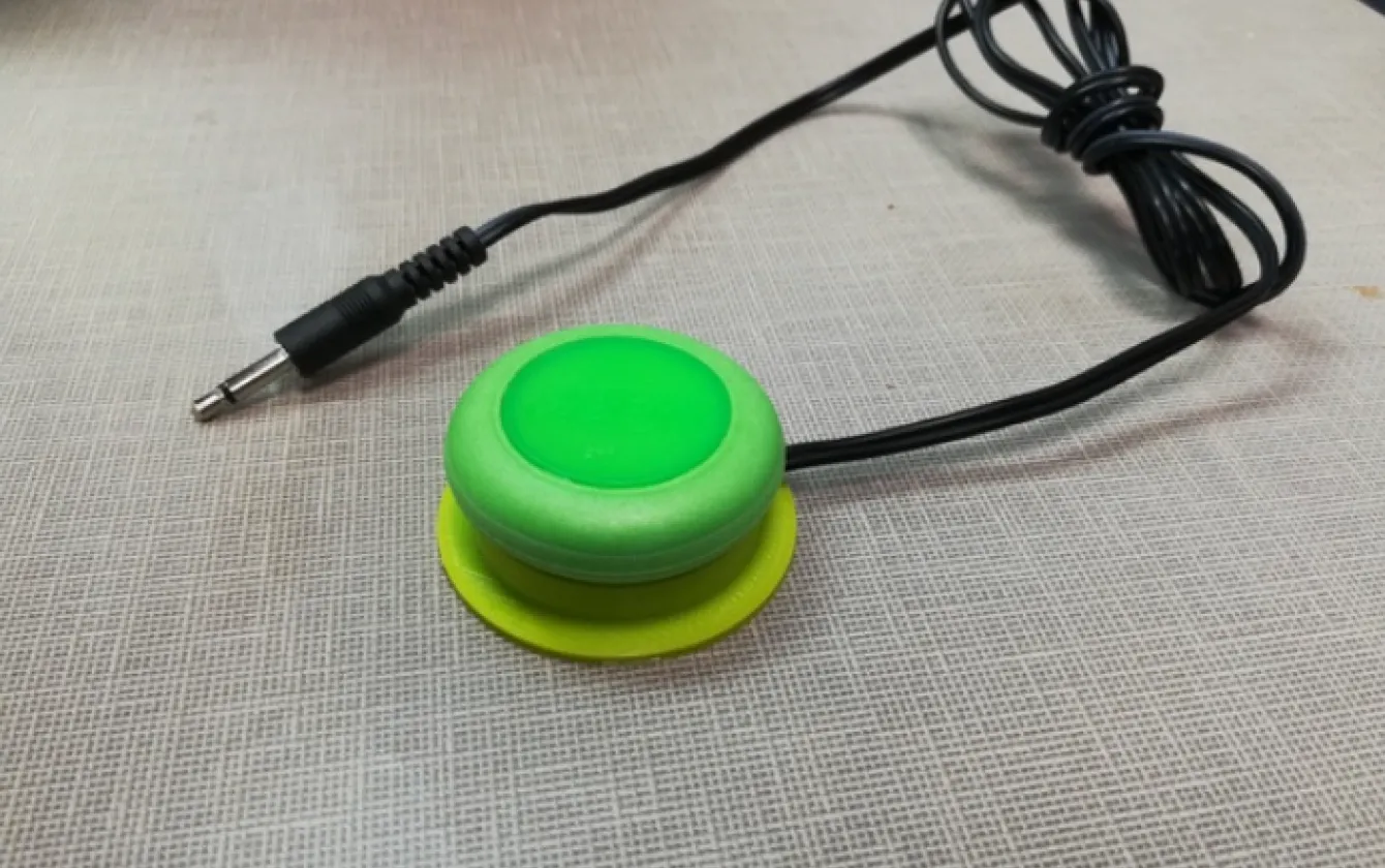 Adaptador Switch 1, Resultado del pulsador tras la impresión en 3D Adaptador Switch 1, Resultado del pulsador tras la impresión en 3D