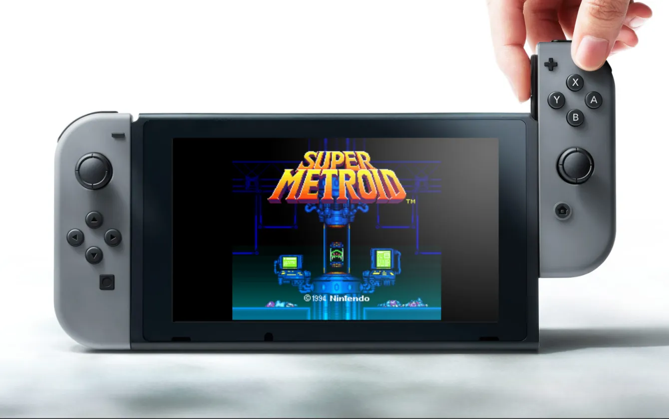 Ampliar Imagen de producto de Nintendo Switch con el SUPER METROID