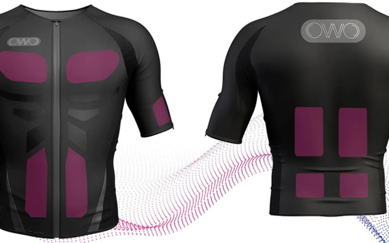 Imagen de producto, Concepto de la chaqueta con los sensores colocados